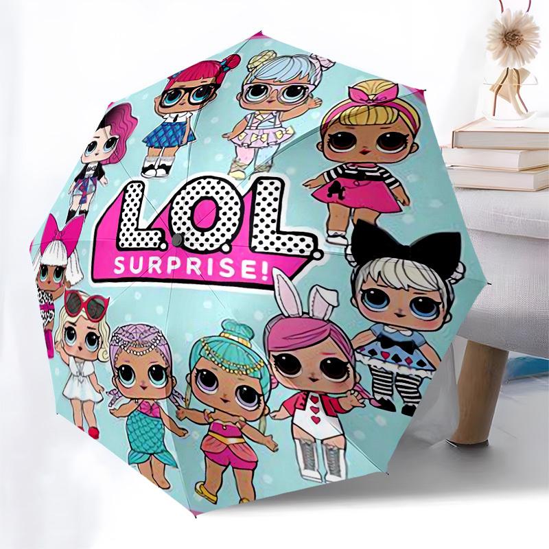 1 шт. Зонт для коллекции кукол LOL Surprise с пластиковой ручкой, подходит для всех сезонов, для дома, путешествий, улицы M1113