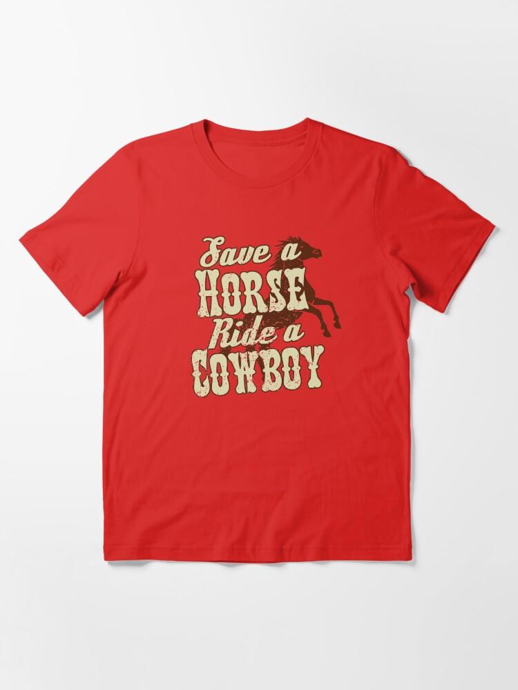 Willie Nelson Save A Horse Ride A Cowboy Essential T-Shirt