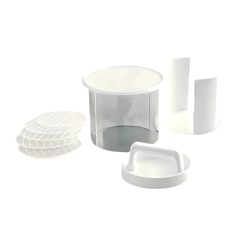 Multi-Layer Burger Patty Maker With Storage Container Non-Stick Beef Press Mold BBQ Camping Freezable Hamburger Patty Box-New 4