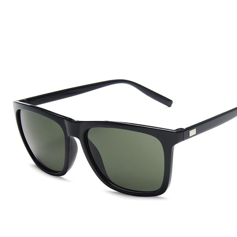 Популярные неполяризованные солнцезащитные очки для мужчин, очки для верховой езды на открытом воздухе, ретро-квадратные солнцезащитные очки для вождения