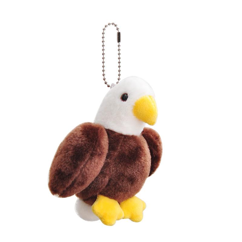 12Cm Simulated Pelican Swan Plush Toy White Headed Weng Doll Toucan Pendant Small Doll Backpack Pendant Cute Gift