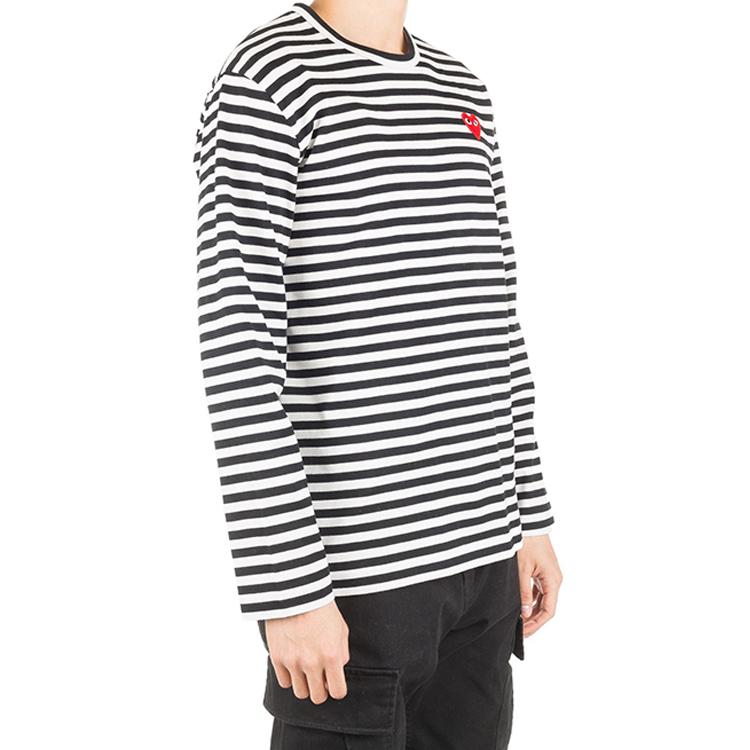 CDG Play Футболки Мужские С Круглым Вырезом Умеренный Прямой Крой AZ-T164-051-051