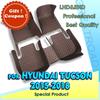 Car Floor Mats For Hyundai Tucson 2015 2016 2017 2018  Auto Foot Pads Automobile Carpet Cover Accessories