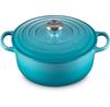 Le Creuset Signature Round Roaster 20 Cm Caribbean 2.4 L (21177201702430)
