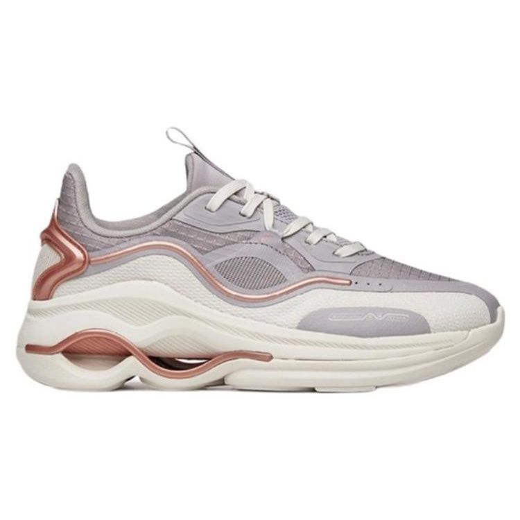 Anta Кроссовки Training Series из нескользящей износостойкой дышащей ткани с низким верхом для тренировок женские серые 122147722-3