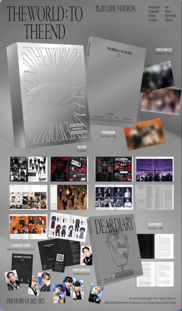 [USED] ATEEZ THE WORLD : TO THE END PLAY CODE