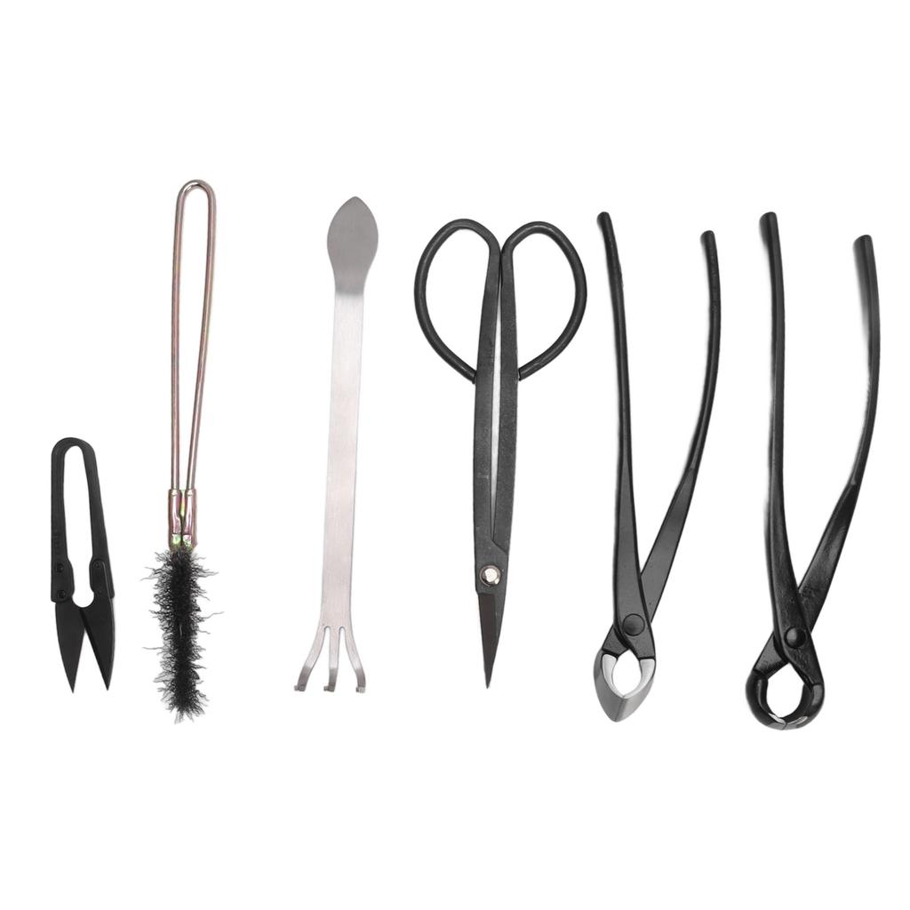 6pcs Succulent Plants Tools Stainless Steel Bonsai Tool Set Durable Succulent Gardending Hand Tools