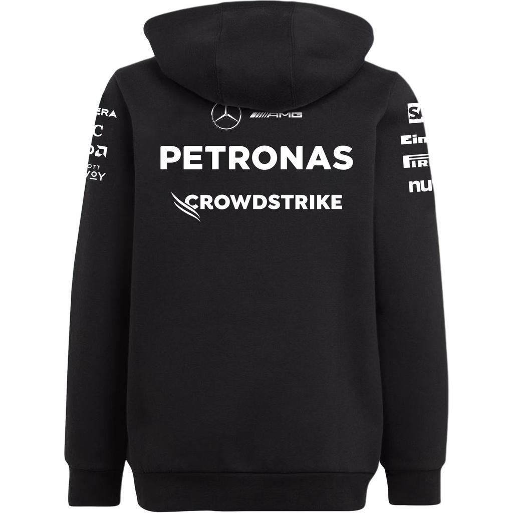 adidas X MERCEDES AMG PETRONAS F1 Толстовка КОМАНДА SS25 Черный Подростки JX0683