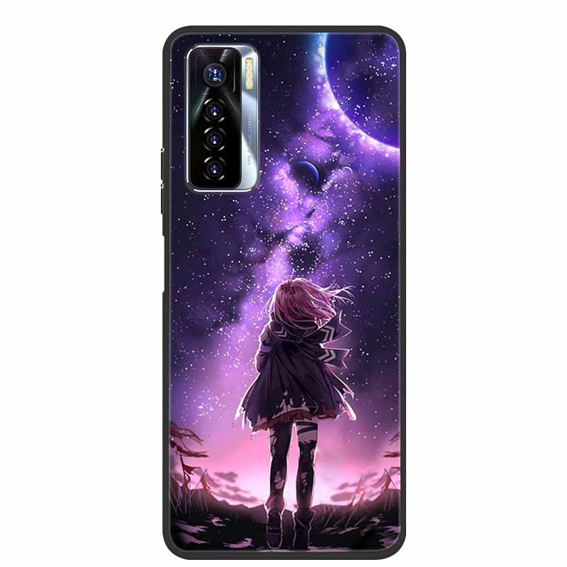 Для Tecno Camon 17 Pro Чехлы 17P 17 Мягкий ТПУ Силиконовый Чехол для Телефона для Tecno Camon 17P Задняя Крышка Бампер Fundas Camon17 CG7n Capa