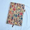Travel Souvenir Cork Notebook A5 Notepad Retro Pattern