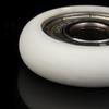 1Pc 608 Zz 8*30*8.5Mm Pom Nylon Round Type Roller Wheel Pom Wrapped 608Zz Bearing Pulley Plastic Wheel
