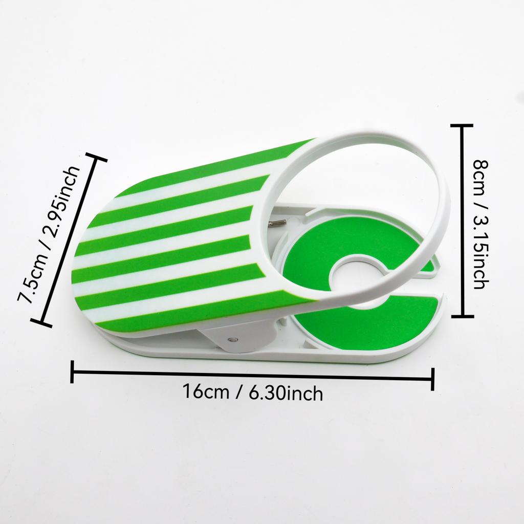 Universal Clip On Drink Holder Clamp Design Hanging Cup Rack For Beach Chair Desk Outdoor Portable Beverage Storage Accessory