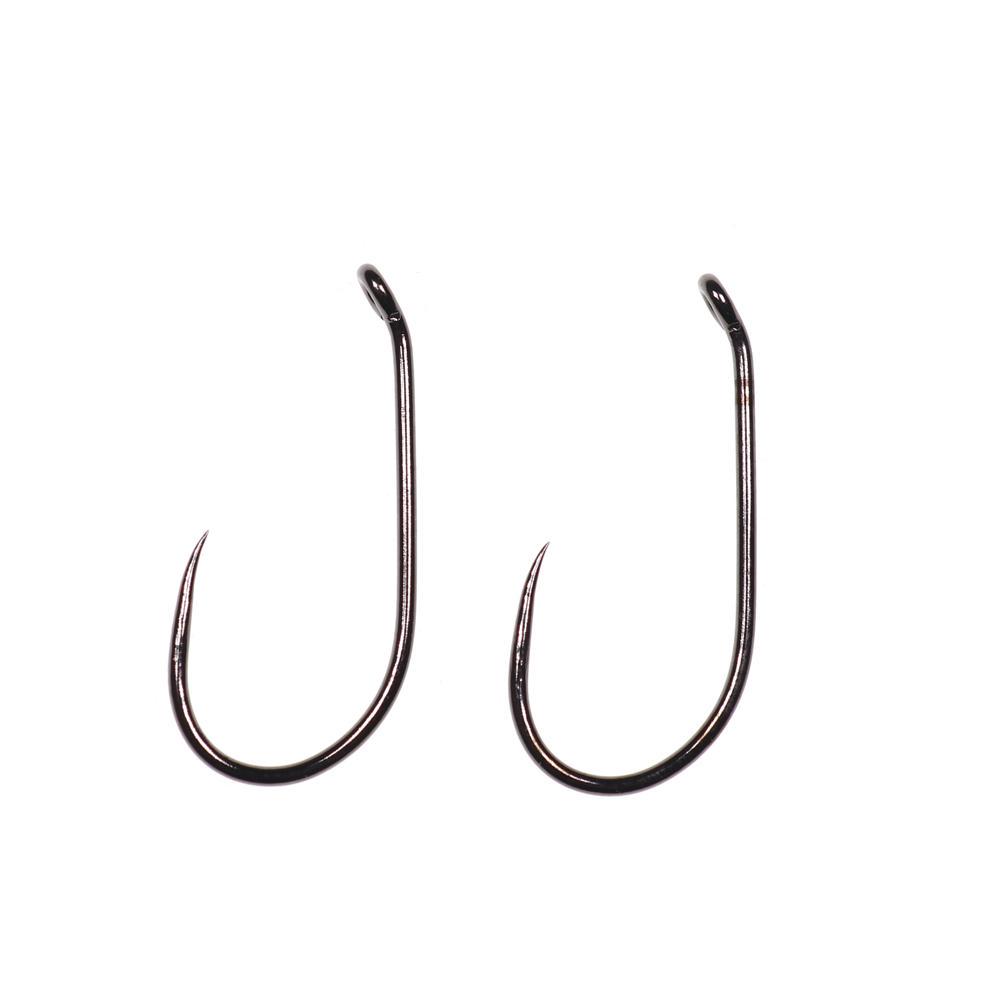 Черные никелевые крючки для завязывания мушек Bimoo, 30 шт./упак., крючки для завязывания мушек Nymph Stonefly Emerger Streamer Caddis, сухие крючки для мушки, крючки для ловли форели