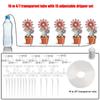 Комплект для капельного орошения сада с регулирующим клапаном, устройство для полива горшечных растений, шланг 4/7 мм, экономия микро-капельницы для теплицы