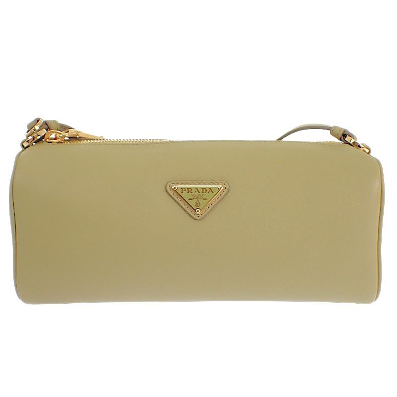 PRADA  1BC239 Shoulder Bag green/khaki leather Women