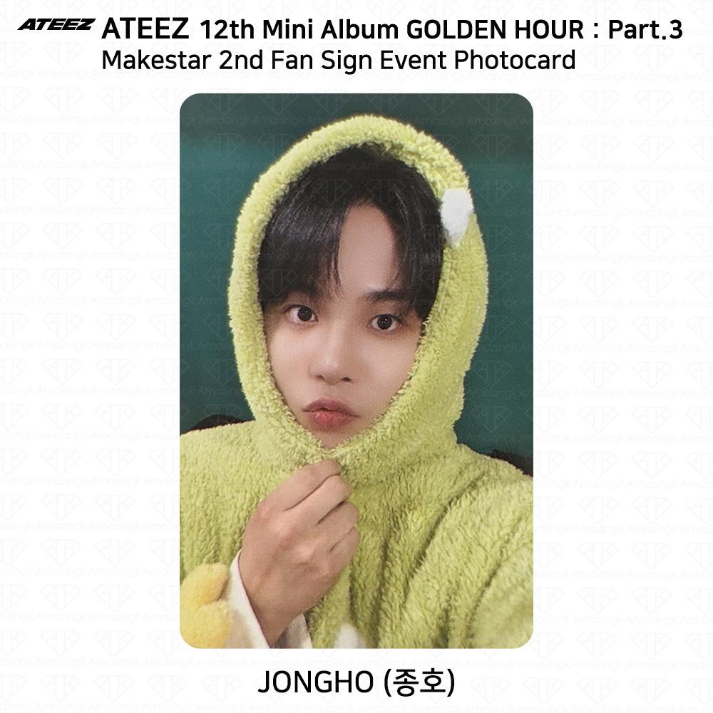 ATEEZ 12th Mini Golden Hour Part.3 Makestar 2nd Fan Sign Event Photocard