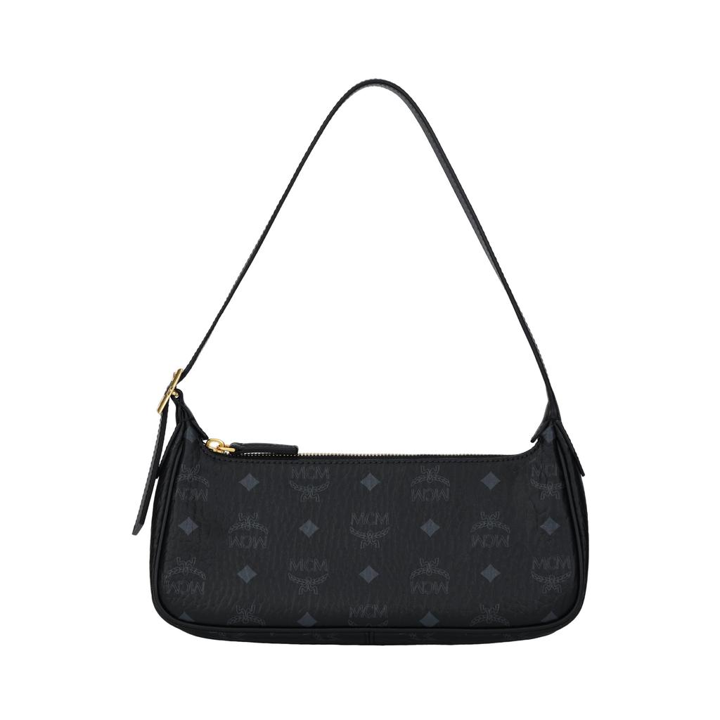MCM Aren Classic Monogram Shoulder Bag Women Shoulder Bag MWSESTA03BK001