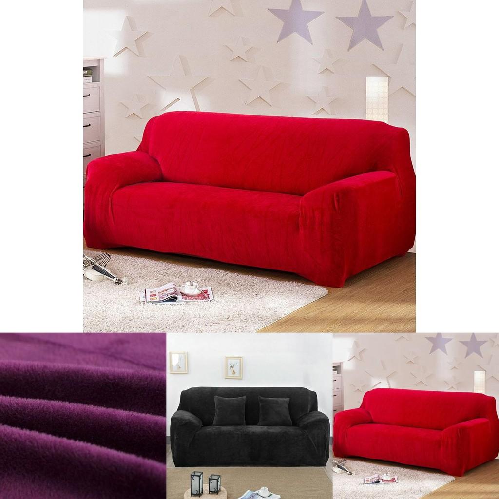 Чехол на диван Easy Slipcover Эластичный Защитный Мягкий Чехол Толстый Плюшевый Велюр 14 Мест