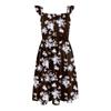 Women's Summer Casual Square Neck Dress With Pockets Cute Sleeveless High Waisted A-Line Vest Midi Dress