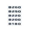 BCK2  3d ABS Chrome Black Logo B180 B160 B220 B250 B260 B200 Emblem Badge Car Trunk Letters Sticker For B Class W245 W246 Accessories