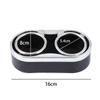 Dual Hole Universal Auto Drink Bottle Holders with 2 Pull Rings Adhesive Mount Cup Holder