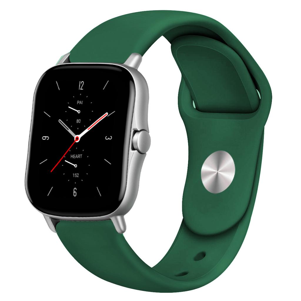 20 мм/22 мм ремешки для часов для Amazfit GTS 4/3/2/2e/Mini/GTR 42 мм/GTR 4/3 Pro Силиконовый браслет Amazfit helio/balance 2 bip 5 6 ремешок