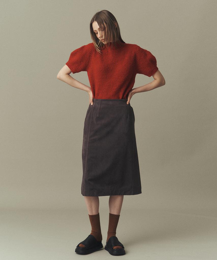 AHWE Half Sleeve Sweater_Red
