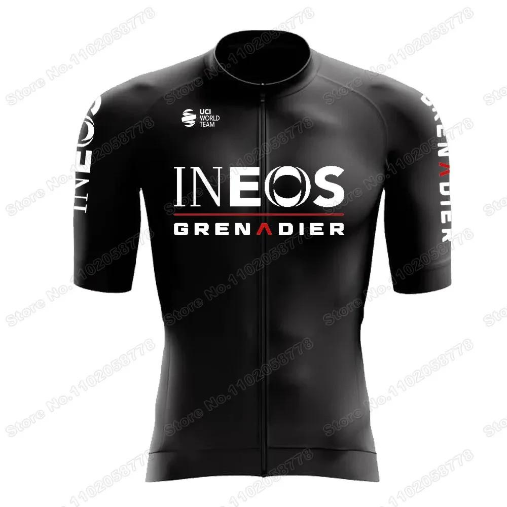 Golden Ineos Grenadier 2023 Cycling Jersey Set Men Cycling Clothing White Kits Road Bike Shirt Suit Bicycle Bib Shorts MTB Wear WZDS