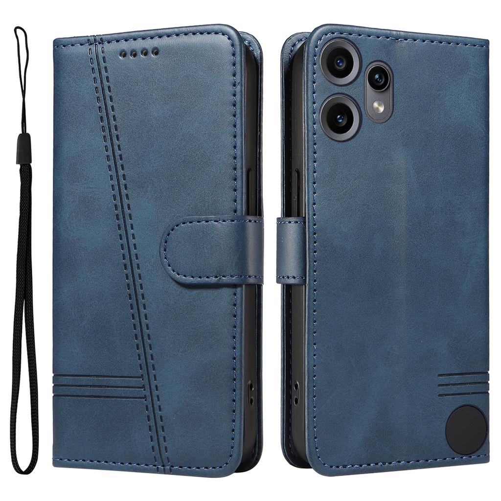 For Nothing CMF Phone 2 Pro Wallet Case T-Shape Lines Leather Phone Cover Stand