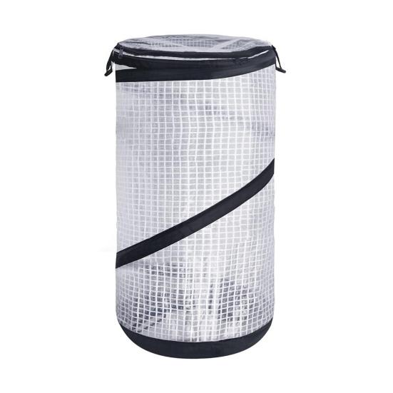 Мини-теплица поп-ап из ПВХ, самораскладывающийся защитный чехол для растений на молнии, портативный чехол для теплицы для садовых растений, защита от холода и заморозков, ветро- и дождеустойчивый