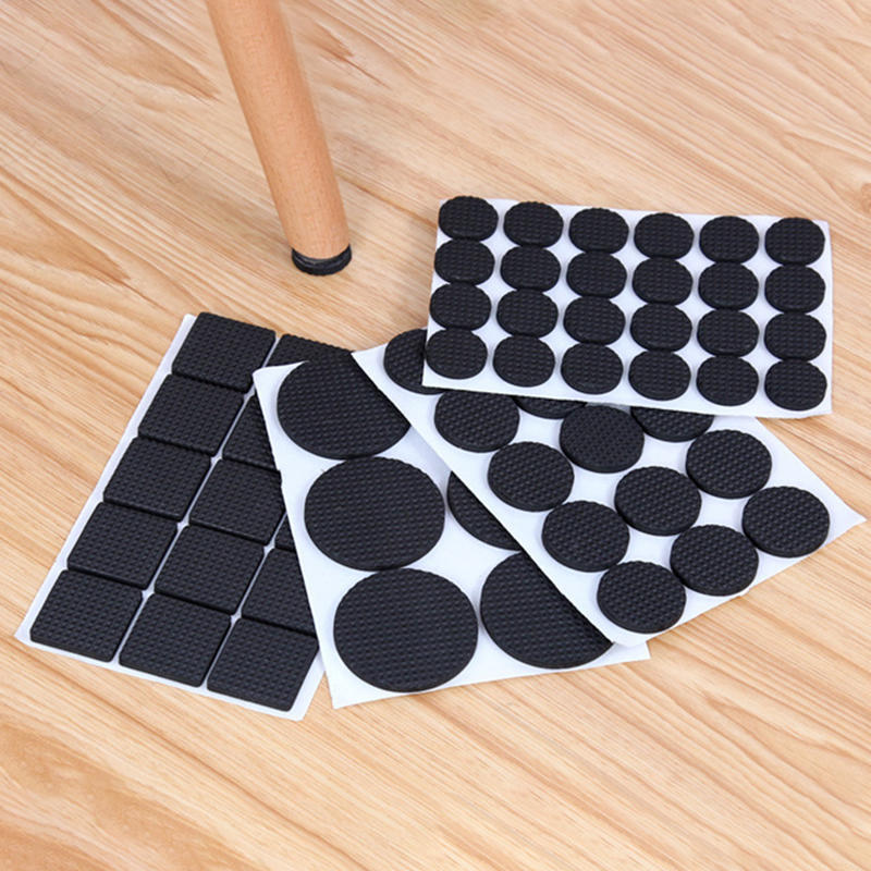 12/30/48PCS Non Slip Furniture Pads Self Adhesive Furniture Grippers Chair Leg Pads Floor Protectors