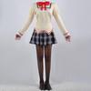 [молочное время] Puella Magi Madoka Magica Акеми Хомура Косплей Хэллоуин Аниме Униформа (L)