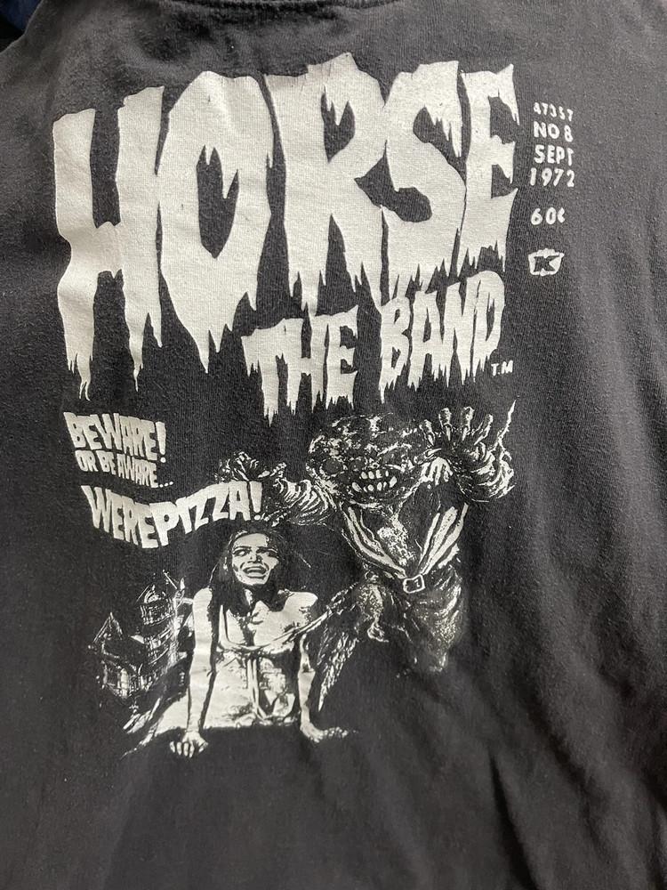 Horse the Band Black Cotton Full Size Unisex Unisex T-Shirt