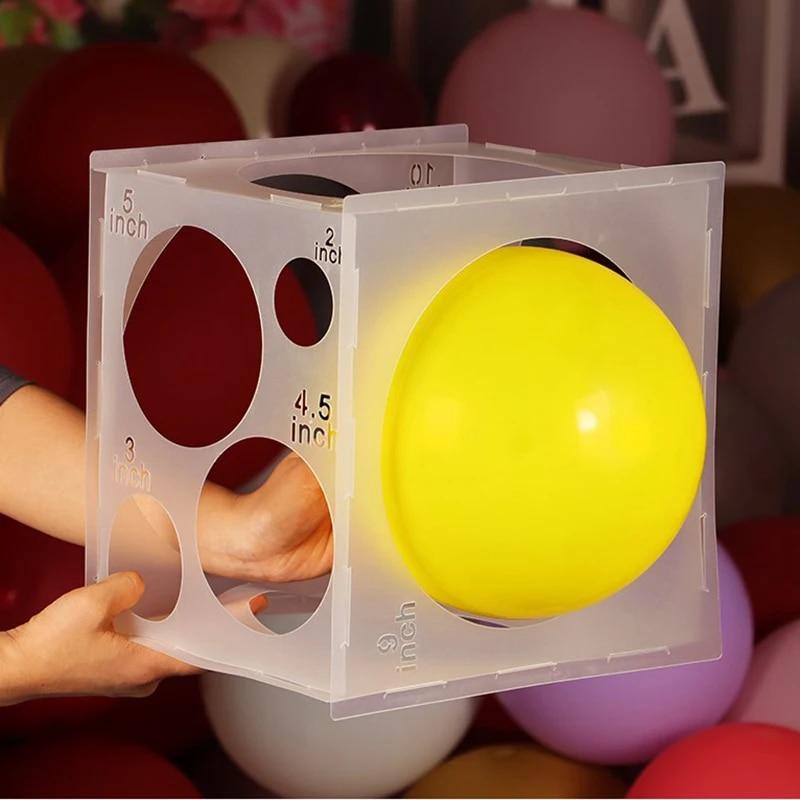 1pc Holiday Wedding Party 11 Hole Balloon Size Measuring Box,Smooth Section Does Not Hurt The Balloon Flexible Buckle Design 5