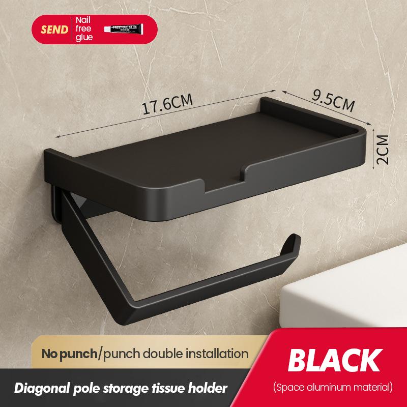 Настенный держатель для туалетной бумаги без перфорации, железный держатель для салфеток, стойка для хранения туалетной бумаги, бытовые товары для хранения