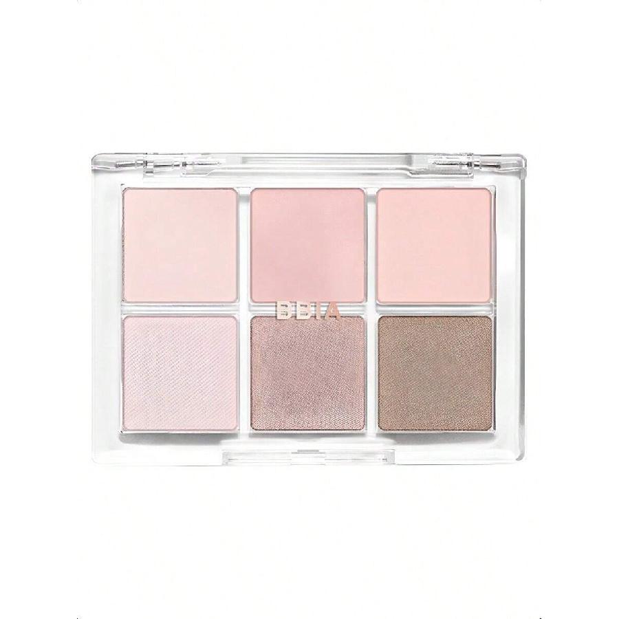 Палетка теней для век Bbia Ready To Wear  6 многофункциональных оттенков с охлаждающим минеральным комплексом  5 г   Образы на день и вечер для офиса, путешествий и мероприятий  Гипоаллергенно