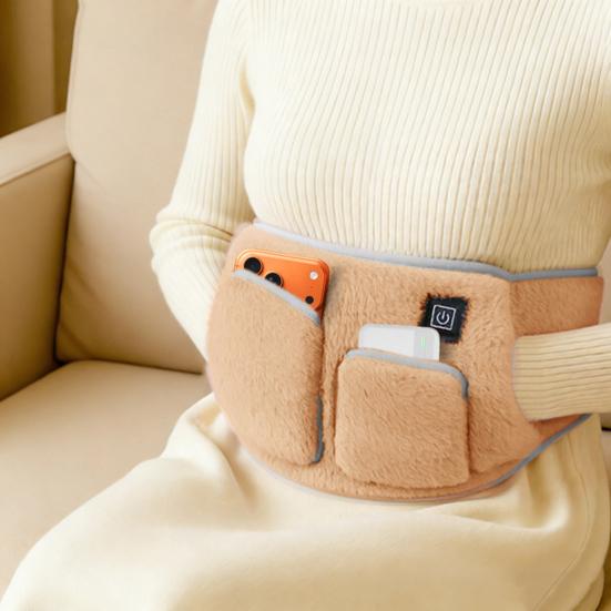 Пояс с подогревом для женщин, регулируемый электрический пояс с подогревом, 3 температурных режима, портативная грелка для спины, живота, для расслабления