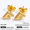 Earrings Electroplated 18k Gold Earrings, Light Luxury, Non-fading, High-end Women's Autumn and Winter Earrings and Studs