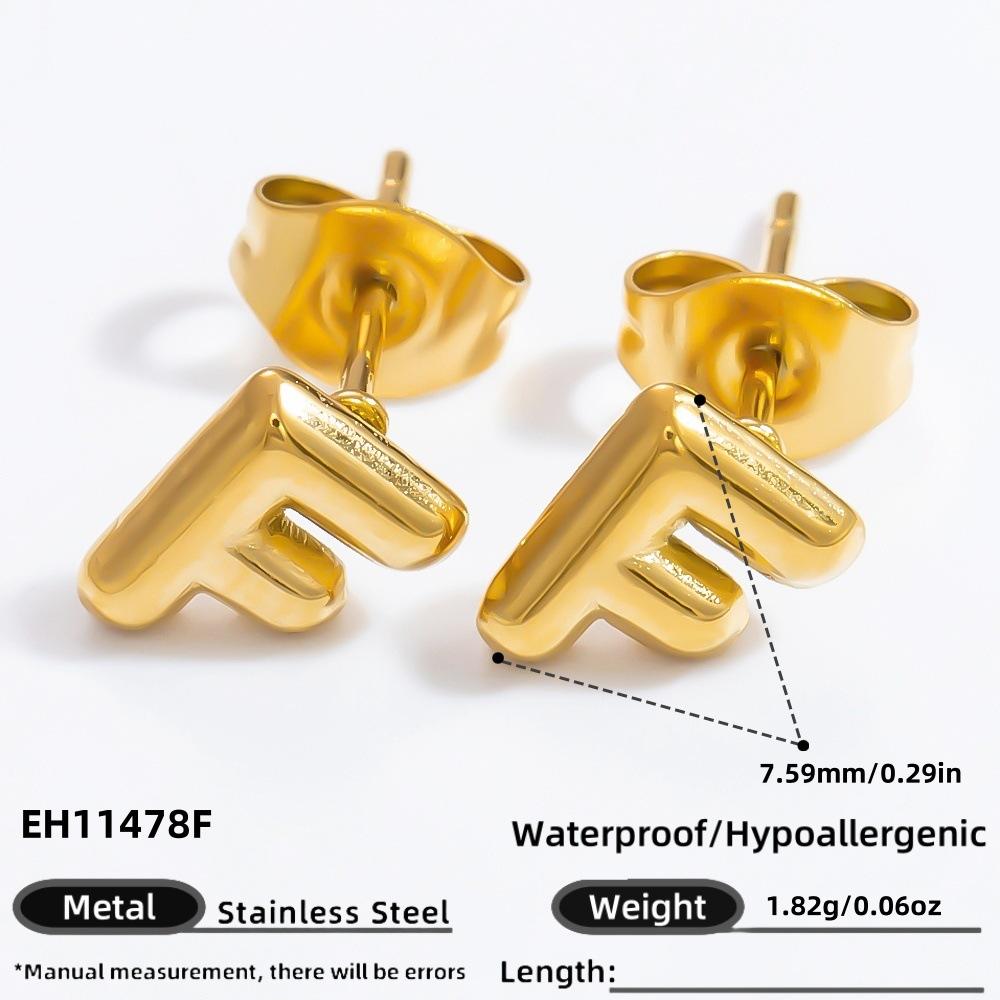 Earrings Electroplated 18k Gold Earrings, Light Luxury, Non-fading, High-end Women's Autumn and Winter Earrings and Studs