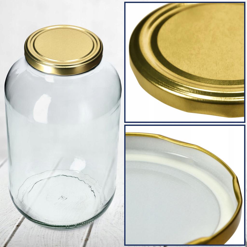 KADAX 10x Lids For Jars Fi 100 Lids Caps For Jars Preserves