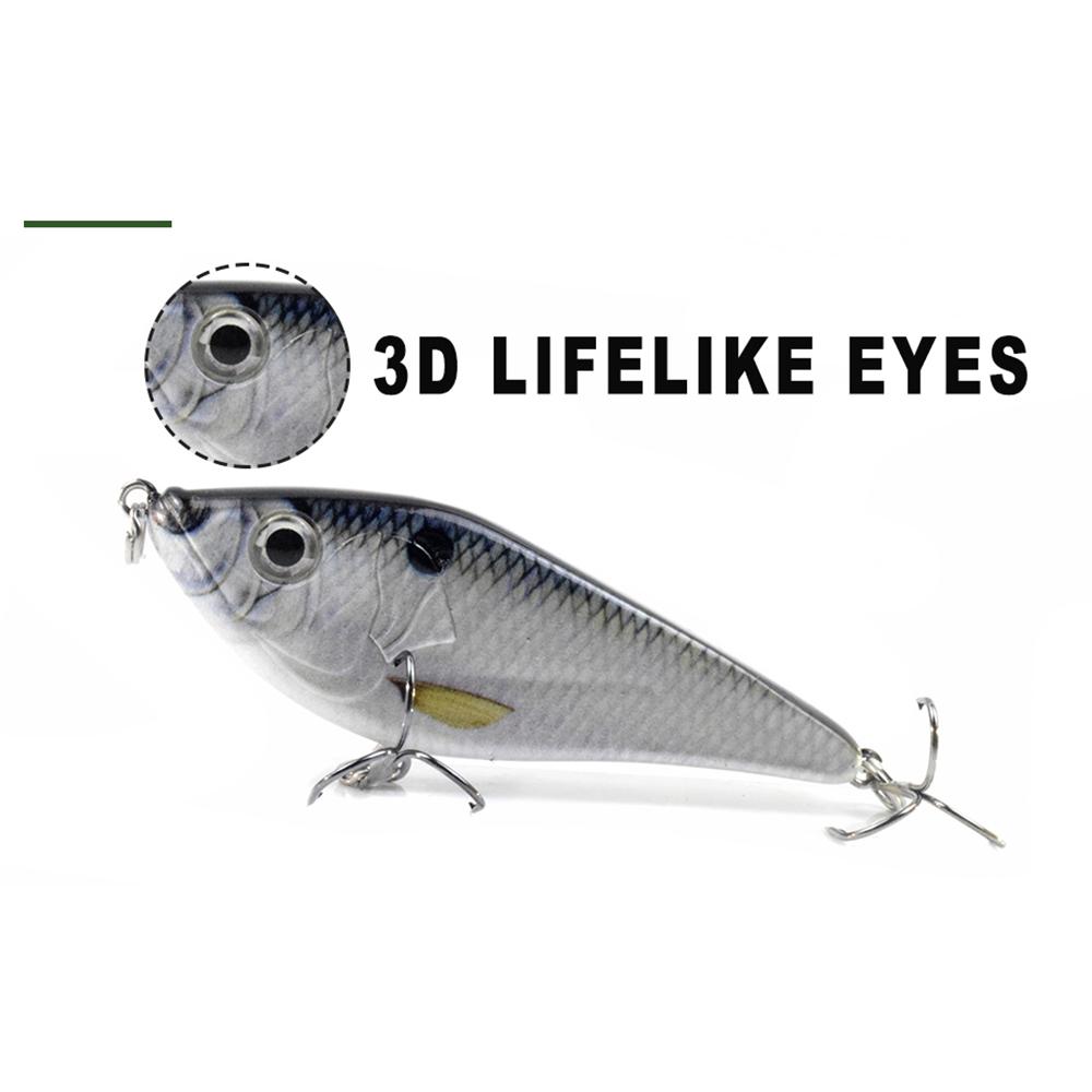 Рыболовная приманка гольяна 3,0 дюйма/0,5 унции, бионическая жесткая приманка, тонущая приманка, рывковая приманка, воблер, реалистичная
