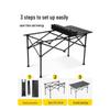 HANDUNYOU Portable Picnic Table and Chair Set