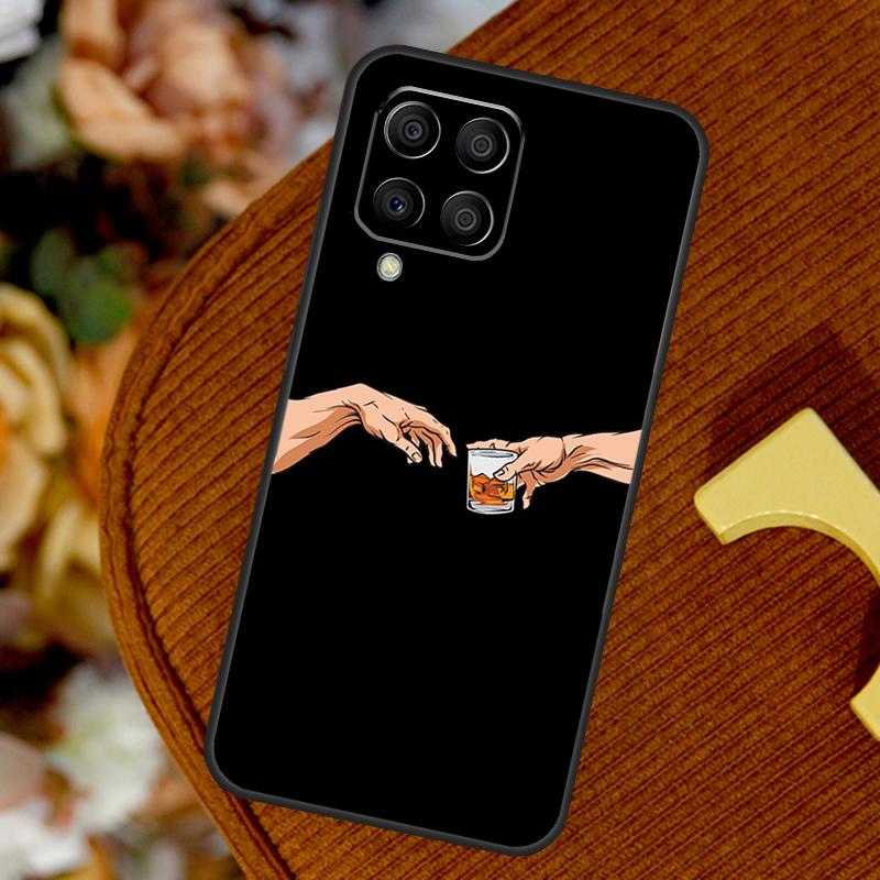Чехол Сигара и Виски для Samsung Galaxy M14 M34 M54 M12 M32 M52 M53 M33 M13 M20 M15 M55 M31s M30s M21 M51