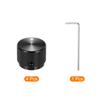 Uxcell Aluminum Potentiometer Universal Volume Tone Control Knob with Arrow Indicator for Black 4-Piece Knob, 1/4" (6mm) Guitar, 3/5" (20x15.5mm)