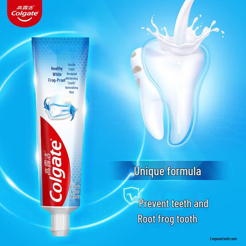 Colgate Отбеливающая зубная паста против кариеса со вкусом свежей мяты