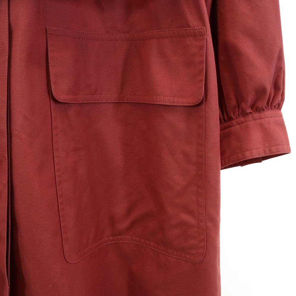 Yves Saint Laurent Пальто-воротник из старой нержавеющей стали 80-х 90-х годов T9 Красная серия Женское Б/У