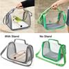 Bird Travel Carrier Portable Transport Bird Cage with Stand Stick Small Pet Multi-functional Parrot Bird Hamster Lizard Bag