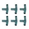 12PCS 16mm Gardening Frame Connector Plastic Greenhouse Frame Connectors for Grape Sunscreen Shed