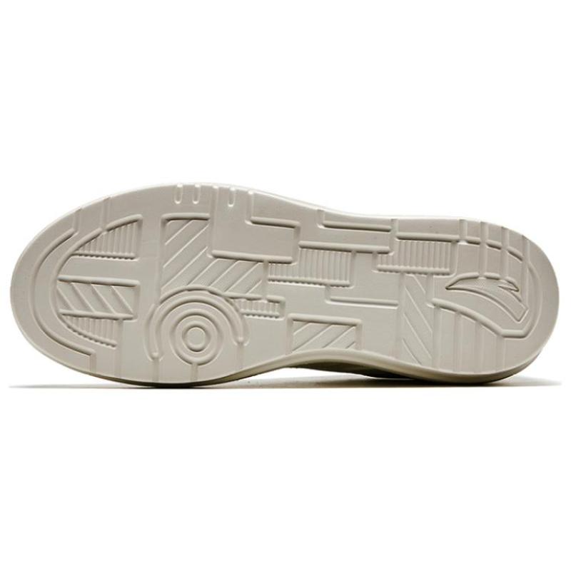 Anta Life Collection Противоскользящие Износостойкие Низкие Кеды для Скейтборда Мужские Белые Кроссовки 912328060-1