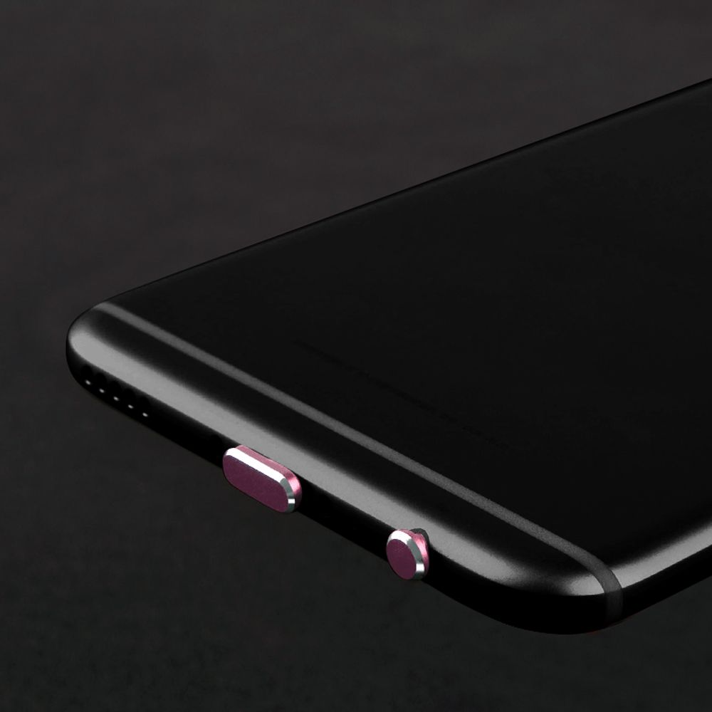 Крышка для порта зарядки с защитой от пыли, порт для наушников Micro USB для телефона Android, разъем 3,5 мм, металлическая пылезащитная заглушка
